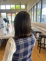 サラ ビューティ サイト 春日(SARA Beauty sight)&nbsp;オリーブブラウン/寒色系カラー/ワンカラー/30代/40代