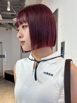 アイティーバイアルバム 下北沢店(IT by ALBUM) ボブ顔周りレイヤー韓国ヘアくびれミディミディアム_ba563931