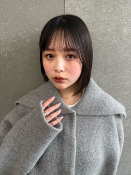 ロンドプランタン 恵比寿(Lond Printemps) 暗めカラー/グランマッシュ/デザインカラー/ショートボブ