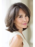 40代50代◎白髪ぼかしハイライト×髪質改善ボブ