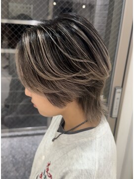 【デザインカラー】バレイヤージュ× グレージュ