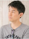刈り上げない大人爽やかアッシュブラックベリーショートk与野!