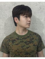 エイル 北堀江(Eir)&nbsp;韓国シースルーマッシュ 毛流れ 韓国アイドルヘア カルマパーマ