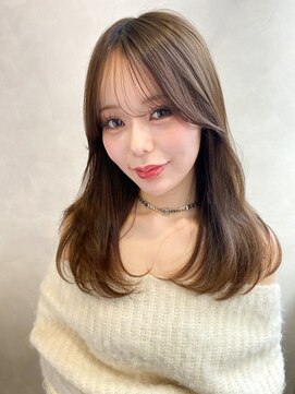 トゥルーズ 梅田店(TLUUS) 【TLUUSミルクティーブロンドワンホンレイヤーダークブルー】