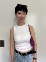 ヘーゼル 博多(HAZEL.)&nbsp;ざく切りベリーショートヘア