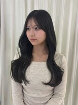 プランタン フォー ヘアー(printemps FOR HAIR)&nbsp;__2wayバング__オリーブグレージュ__くびれ巻き__