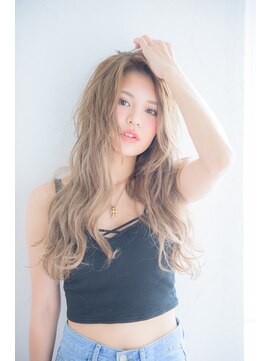 ミエル ヘア 新宿(miel hair) 【miel hair新宿】～ゆるふわ大人の無造作かき上げスタイル～