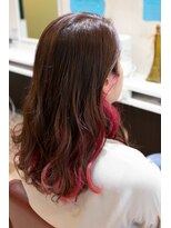 スウィッチグラン(hair salon switch grand) インナー×RED