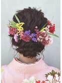 着物ヘアアレンジ