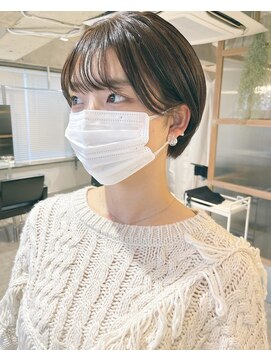 エンシー(ENCI) ショートボブ/シースルーバング