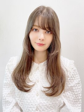 アイティー バイ アルバム 浦和店(IT by ALBUM) レイヤー内巻きワンカール_くびれヘアビタミンカラー_28910