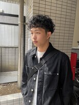 ウェルネス(Wellness)&nbsp;スパイラルツーブロックマッシュアップバングコンマヘア35