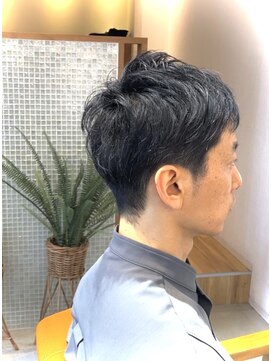 マルカ(MARUCA) 大人男性【白髪ぼかし】& くせ毛を活かしたスタイル♪30代40代
