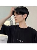 メンズマッシュ/シースルーマッシュ/黒髪マッシュ/博多