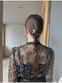 タイトポニーテールアレンジ