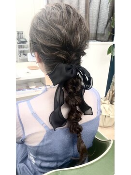 ニコデュエ 本厚木(nico. due) あみおろしリボン☆