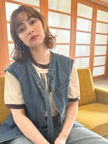 ヘアアンドメイク シークネクスト(HAIR&MAKE SeeK NEXT) 【NEXT立川×門井】ミディアムボブ/切りっぱなしボブ/ハイトーン