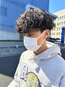 オーガニック アトリエ 大宮(organic+atelier) 波巻きスパイラルパーマツイストスパイラルパーマメンズマッシュ