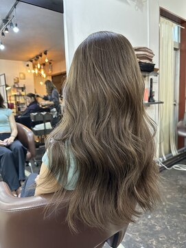 ガーデン ジングウマエ(GARDEN jingumae) 栗原,グレーベージュ,エアリーロング,シアーカラー,美髪c9