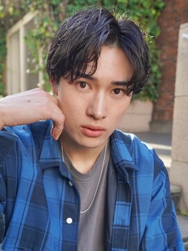 ニコ トウキョウ 渋谷(nico TOKYO) メンズセンターパート/ニュアンスパーマ