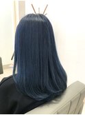 ブリーチ1回で叶うネイビーブルー☆
