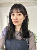 セミディ/シアーカラー/レイヤーカット/新宿