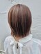 フェリスヘア(feliz hair)の写真/ダメージレスで発色の良さに定評♪ショートボブ×白髪染めカラーで、今までにない艶やかな仕上がりに◇