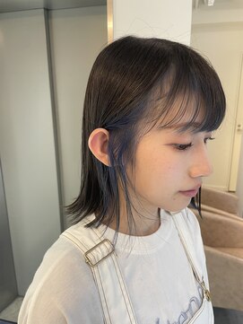 アヴァンスアンス 広島袋町店(AVANCE.ens) イヤリングカラー   ブルー