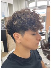 ジパングノアールオム 曳舟店(Zipangu NOIR HOMME)&nbsp;刈り上げ×スペインカール