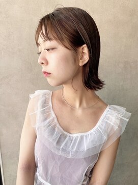 エンクス(enx) 耳かけキレイめ×外ハネボブ