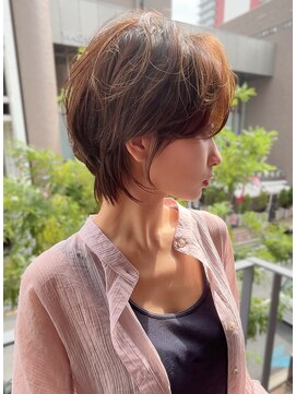 ロンドプロフィール 浦和(Lond profil) 浦和ショートヘアショートカット白髪ぼかし白髪染めボブ40代50代