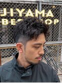 ピンパーマ／刈り上げショート