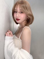 ソヨン 名古屋店(SOYON)&nbsp;《SOYON》艶々レイヤーボブ×ハイベージュ