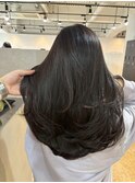 black color×layer cut