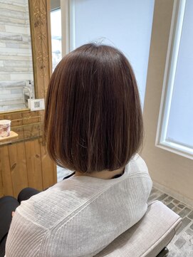 ルシール バイ アリア(Lucir by aria) ボブスタイル×ハイライトショコラグレージュ