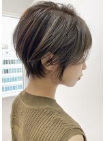 ワンバイジエクト 梅田&nbsp;【似合わせ白髪ぼかし】細めハイライト/くすみベージュ/美髪