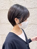 ハピネス 河原町店(Happiness)&nbsp;ショートボブ　顔まわりカット　京都美容室　進詩織