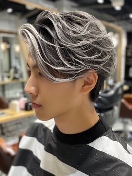 エイチ(H) バレイヤージュ/スペインカール/フェザーパーマ/ハイライト