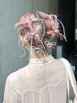 ヘアセット 結婚式ヘア お呼ばれヘア ボブアレンジ カチモリ