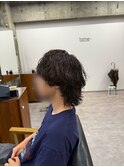 サーフカール/フェザーパーマ/ブルーブラック【都賀/メンズ】