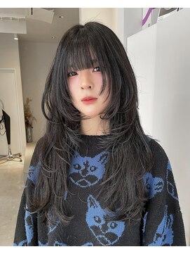 カーラ(kalah) シャギーレイヤー黒髪ロング10代20代髪質改善Y2Kヘア