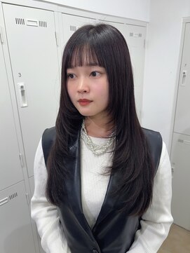 アッシュ 下北沢店(Ash) アゴからザクザクレイヤーカット