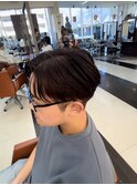 MEN’S HAIR/サーフカール/刈り上げセンターパート/成田