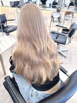 サンクプロジェクト(cinq PROJECT)&nbsp;原宿韓国顔まわりミルクティーベージュミルクティーグレージュ