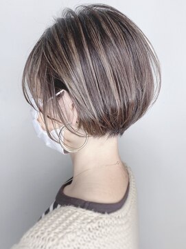 モリオフロムロンドン 原宿本店(morio from London) 【morio原宿】大人ハイライトカラー ショート