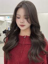 アイトーキョーエス 渋谷(AI TOKYO S) ヘーゼルグレージュブリーチなしダブルカラーイルミナカラー渋谷