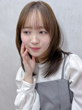 ガーデン 銀座(GARDEN) ミディアムレイヤー 顔まわり レイヤーカット 前髪