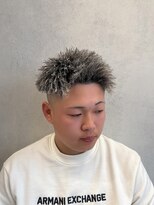 ルースト 西院店(ROOST)&nbsp;MEN’S HAIR/パイルツイスト/ホワイトハイライト