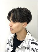 【MEN'S大人垢抜け】細ハイライト×センターパート