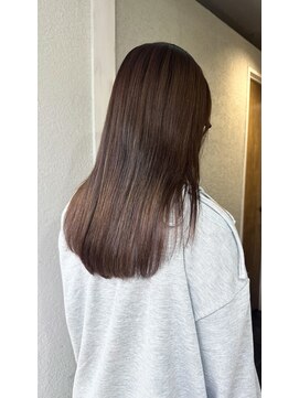 ヴィヒタ 川越 本川越(VIHTA.) ブリーチなしカラーココアブラウン川越本川越
